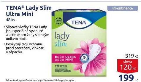 Vložky inkontinenčníMini Magic Tena Lady