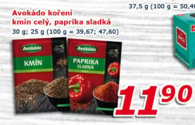 Koření Kmín celý Avokádo