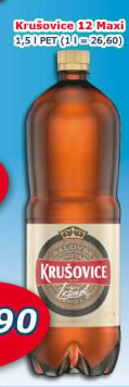 Pivo světlý ležák Královský 12° Krušovice
