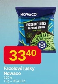 Lusky fazolové mražené Nowaco