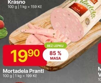 Mortadela s pepřem Prantl