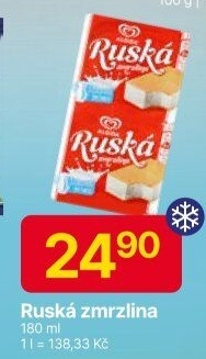 Ruská zmrzlina Algida