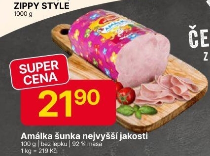 Šunka Amálka nejvyšší jakosti Krásno