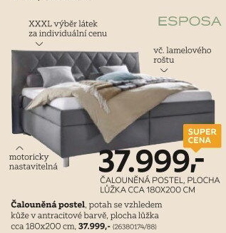ČALOUNĚNÁ POSTEL