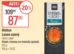 Losos uzený Globus