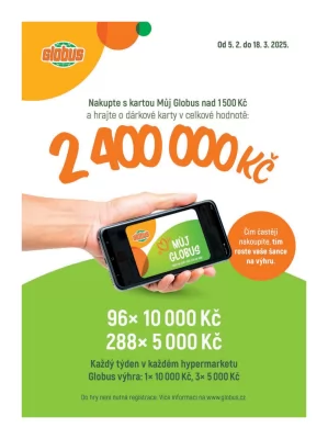 akční leták Globus 5.2.2025-11.2.2025