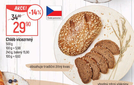 Chléb vícezrnný