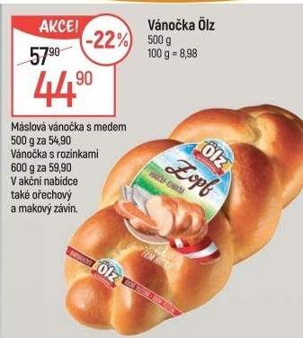 Vánočka Ölz