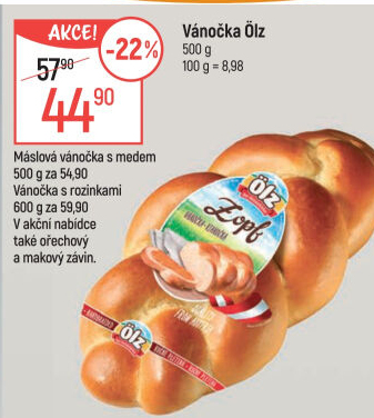 Vánočka Ölz