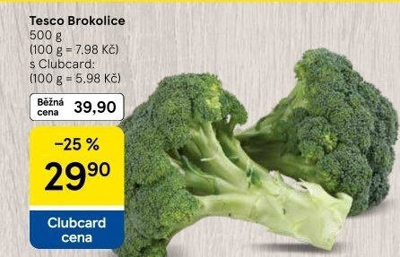 Brokolice Tesco