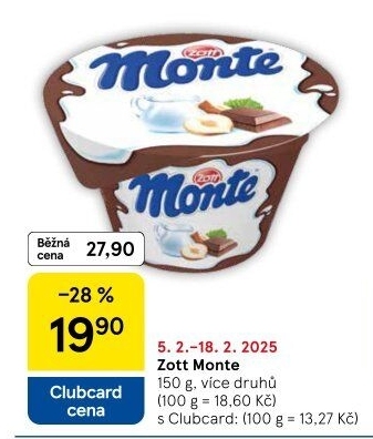 Dezert Monte Zott