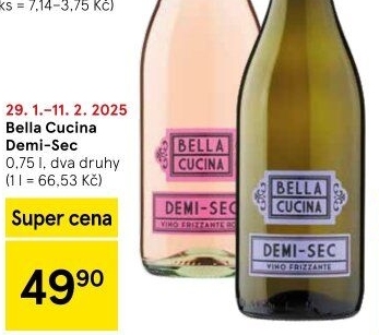 Frizzante Demi Sec Bella Cucina