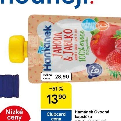 Kapsička ovocná Hamánek