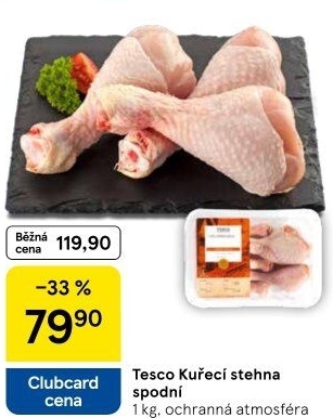 Kuřecí stehna Tesco
