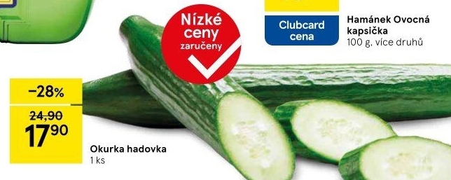 Okurka salátová - hadovka
