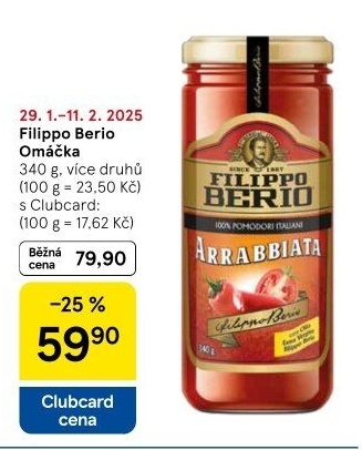 Omáčky Filippo Berio