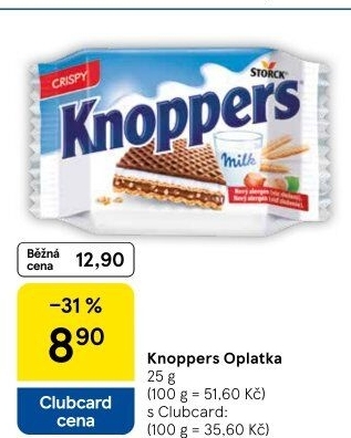 Oplatky Knoppers Storck