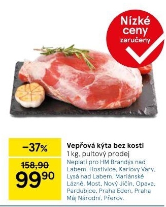 Vepřová kýta bez kosti