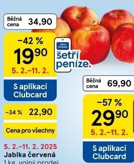Jablka červená