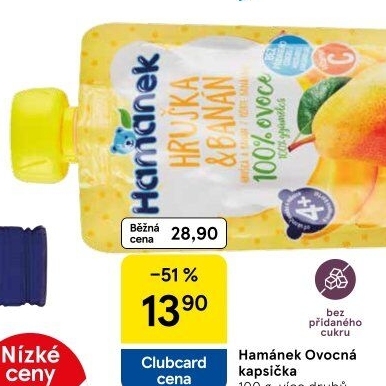 Kapsička ovocná Hamánek
