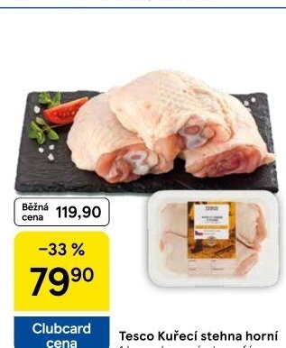 Kuřecí stehna Tesco
