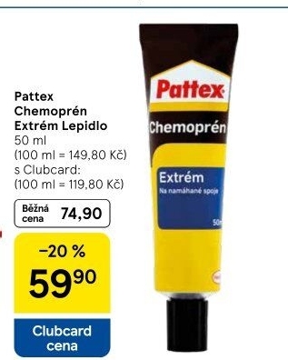 Lepidlo Chemoprén Extrém Pattex