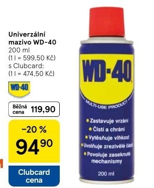 Mazivo WD-40