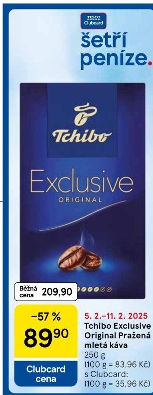 Mletá káva Tchibo Exclusive