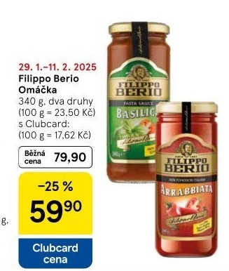 Omáčky Filippo Berio