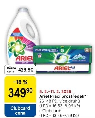 Prací prostředky Ariel