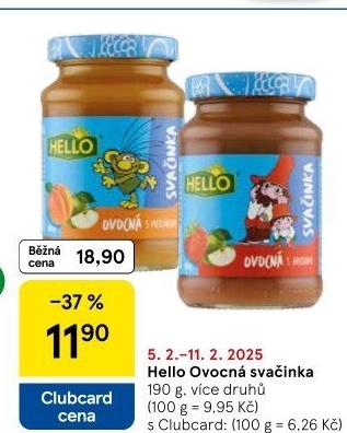 Přesnídávka Hello