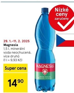 Přírodní voda Magnesia