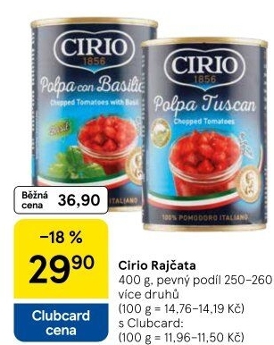 Rajčata Cirio