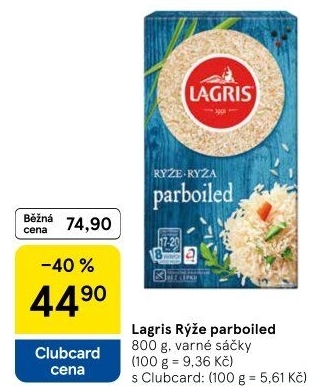 Rýže parboiled Lagris
