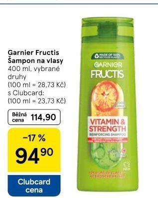 Šampon Fructis Garnier