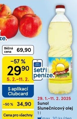Slunečnicový olej Sunol