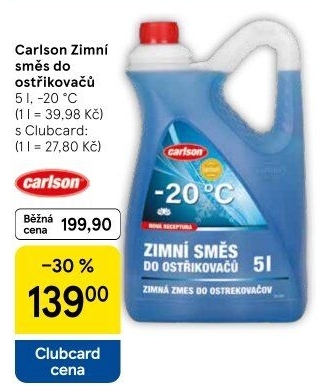 Směs do ostřikovačů zimní Carlson