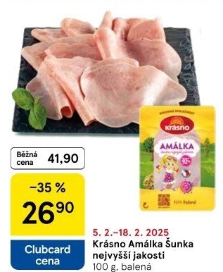 Šunka Amálka nejvyšší jakosti Krásno