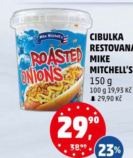 Smažená cibulka Mike Mitchell'