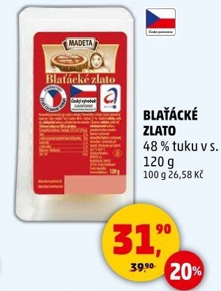 Sýr Blaťácké zlato Madeta