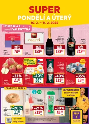 akční leták BILLA 5.2.2025-11.2.2025