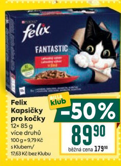 Kapsičky pro kočky Felix Purina