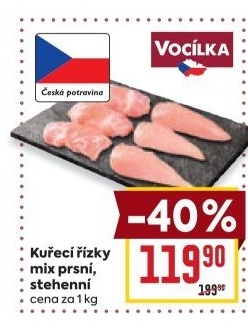 Kuřecí řízky mix Vocílka