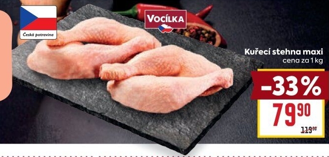 Kuřecí stehna Vocílka