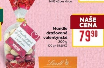 Mandle v čokoládě Poex