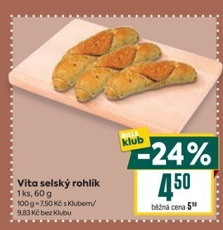 Rohlík Vita selský