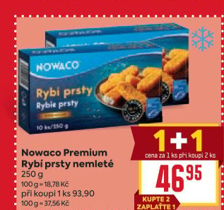 Rybí prsty nemleté mražené Nowaco Premium