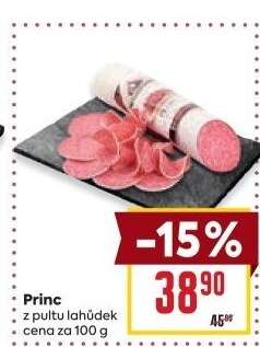 Salám Princ Kostelecké uzeniny