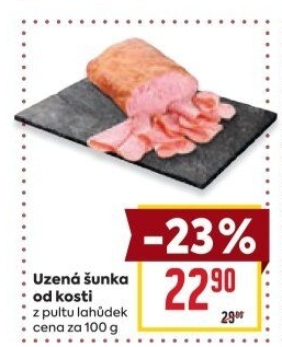 Šunka uzená od kosti