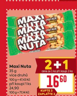 Tyčinka Maxi Nuta Rupa Bonavita